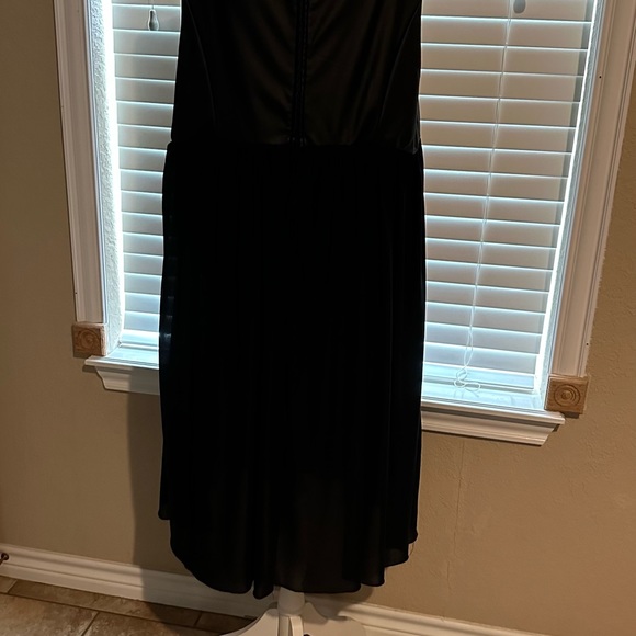 Torrid Black Faux Leather Dress Size 20 Sleeveless Baby Doll - Picture 6 of 10